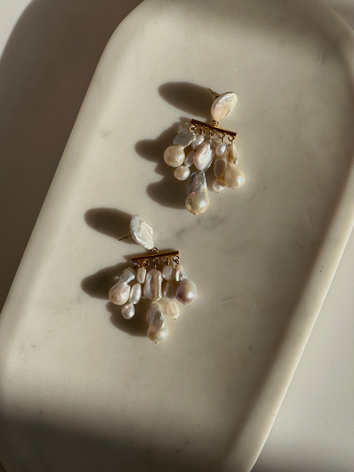 Multi Pearls Earrings