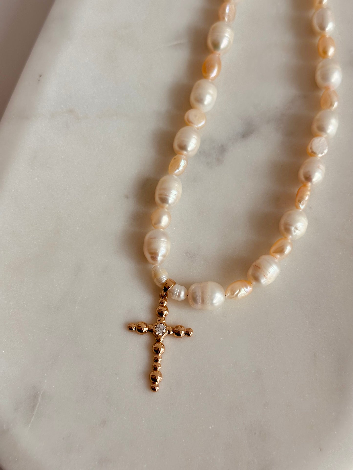 Pearl cross