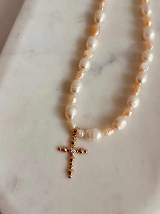 Pearl cross