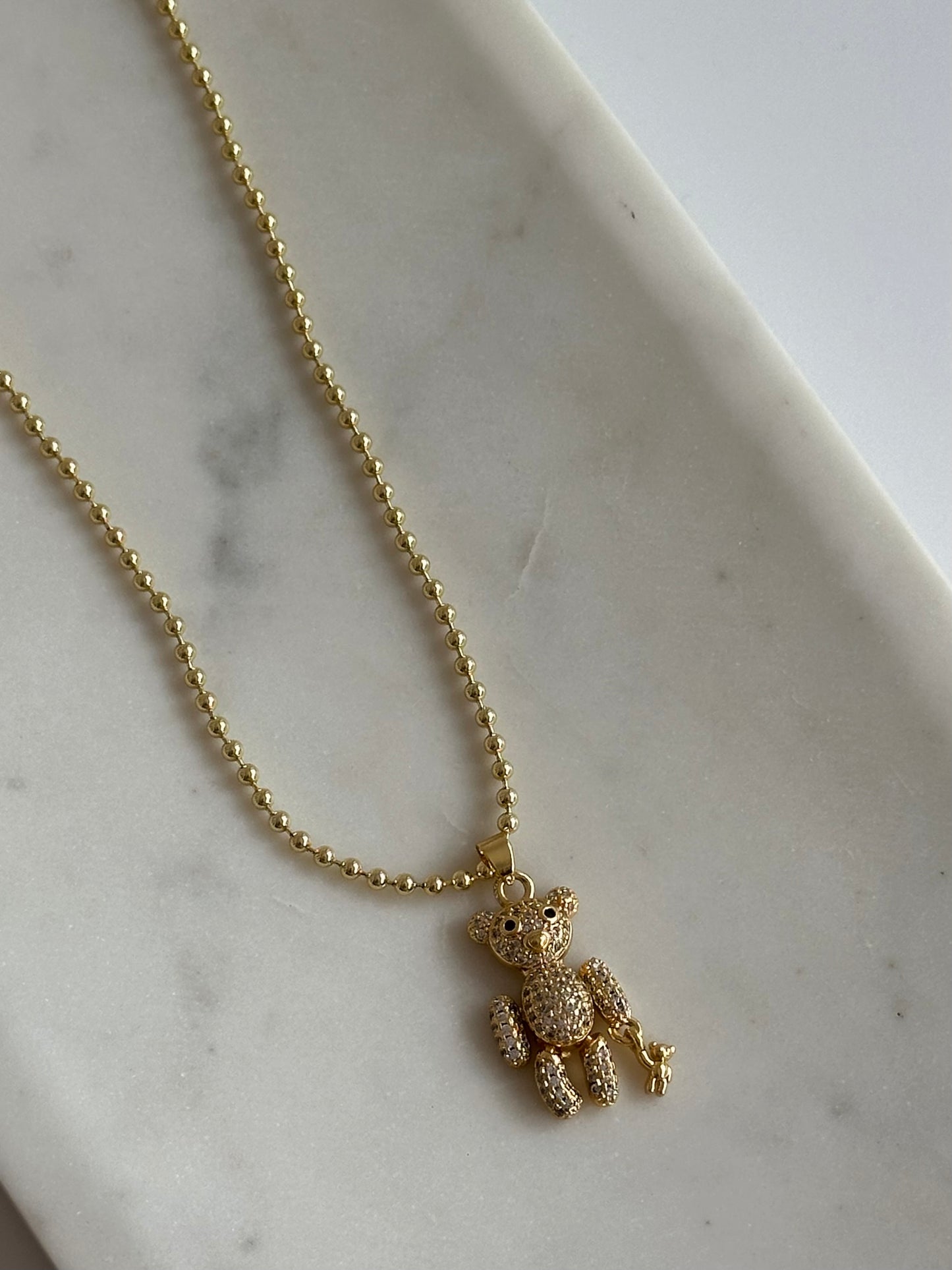 Teddy bear pendant